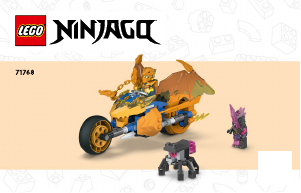 Handleiding Lego set 71768 Ninjago Jays gouden drakenmotor