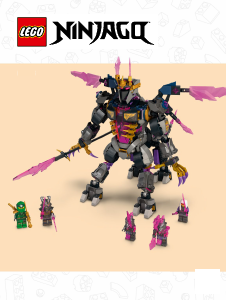 Bruksanvisning Lego set 71772 Ninjago Crystal King