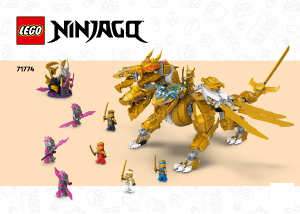 Használati útmutató Lego set 71774 Ninjago Lloyd ultra aranysárkánya