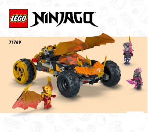 Handleiding Lego set 71769 Ninjago Coles drakenwagen
