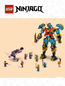 Käyttöohje Lego set 71775 Ninjago Nyan Samurai X ‑ROBOTTI