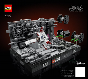 Manual de uso Lego set 75329 Star Wars Diorama - Ataque a la Estrella de la Muerte