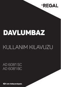Kullanım kılavuzu Regal AD 6081 BC Davlumbaz