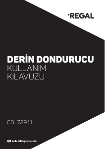 Kullanım kılavuzu Regal CD 729 Dondurucu