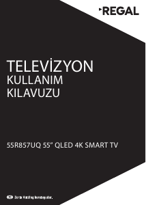 Kullanım kılavuzu Regal 55R857UQ LED televizyon