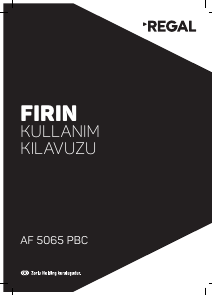 Kullanım kılavuzu Regal AF 5065 PBC Fırın