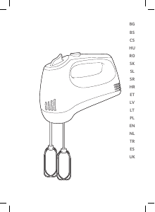 Priročnik Tefal HT310140 Ročni mešalnik