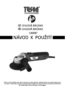 Manuál Tuson 130047 Úhlová bruska