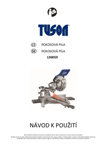Návod Tuson 130059 Pokosová píla