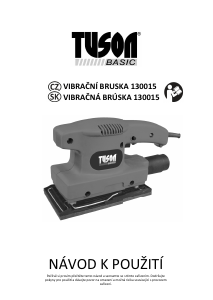 Manuál Tuson 130015 Orbitální bruska