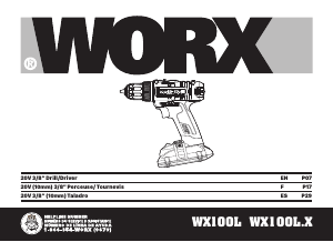 Handleiding Worx WX100L Schroef-boormachine