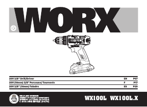 Manual Worx WX100L.9 Drill-Driver