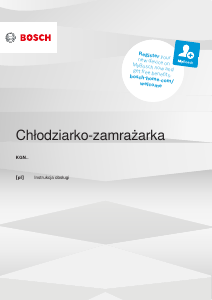 Instrukcja Bosch KGN497ICT Lodówko-zamrażarka