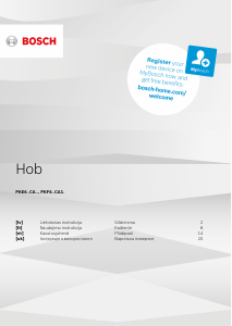 Посібник Bosch PKE612CA2E Конфорка