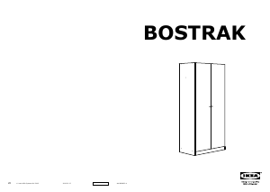 Manual de uso IKEA BOSTRAK Armario