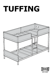 Руководство IKEA TUFFING Двухярусная кровать