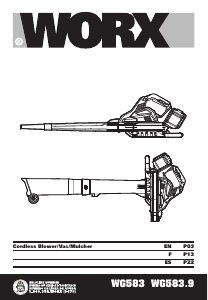 Handleiding Worx WG583 Bladblazer