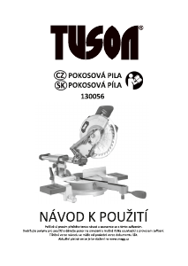 Návod Tuson 130056 Pokosová píla