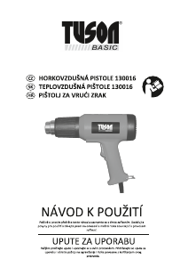 Návod Tuson 130016 Teplovzdušná pištoľ