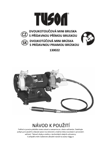 Návod Tuson 130022 Stolová brúska