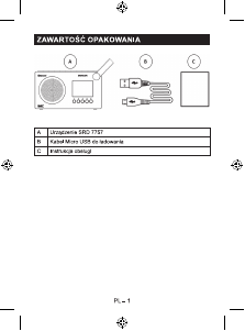 Instrukcja Sencor SRD 7757WH Radio