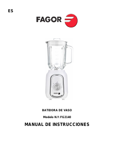 Manual Fagor FG2140 Blender
