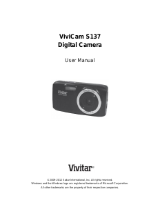 Manual Vivitar ViviCam S137 Digital Camera