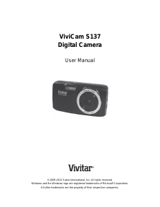 Bruksanvisning Vivitar ViviCam S137 Digitalkamera
