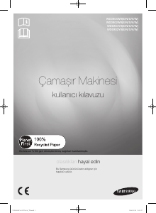 Kullanım kılavuzu Samsung WD0804W8E Çamaşır kurutma makinesi