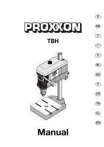 Handleiding Proxxon TBH Kolomboormachine
