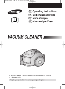 Mode d’emploi Samsung SC6570 Aspirateur