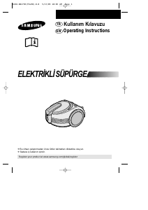 Kullanım kılavuzu Samsung SC7030 Elektrikli süpürge