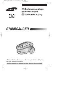 Bedienungsanleitung Samsung SC7860 Staubsauger