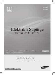 Kullanım kılavuzu Samsung SC8680 Elektrikli süpürge