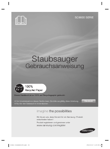 Bedienungsanleitung Samsung SC86G0 Staubsauger