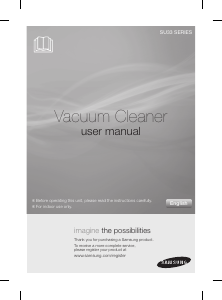 Manual Samsung SU3350 Aspirator