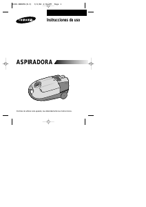 Manual de uso Samsung VC-7616V Aspirador