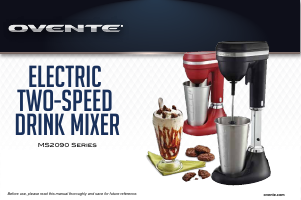 Manual Ovente MS2090 Drink Mixer