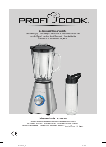 Mode d’emploi Proficook PC-UMS 1125 Blender