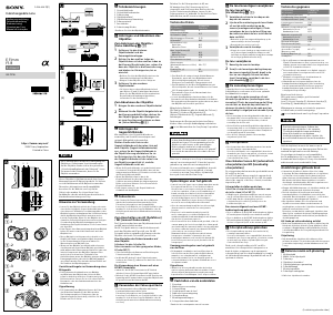 Manual Sony SEL11F18 Lente