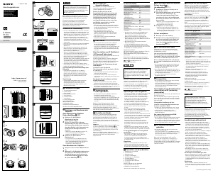 Bedienungsanleitung Sony SEL15F14G Objektiv