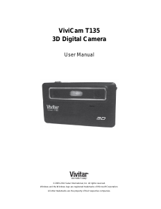 Manual Vivitar ViviCam T135 Digital Camera