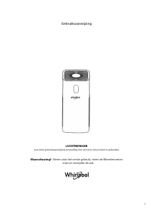 Handleiding Whirlpool AP330W Luchtreiniger