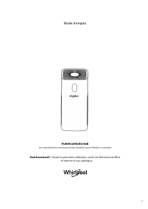 Mode d’emploi Whirlpool AP330W Purificateur d'air