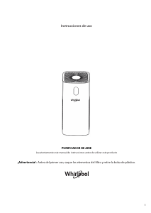 Manual de uso Whirlpool AP330W Purificador de aire