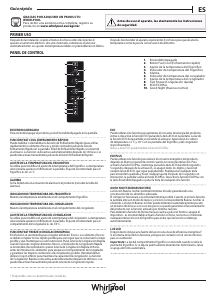 Manual de uso Whirlpool W7X 93T MX Frigorífico combinado