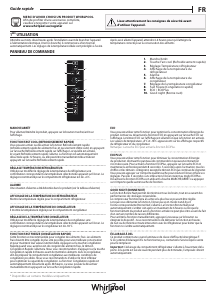 Mode d’emploi Whirlpool W7X 93T MX Réfrigérateur combiné