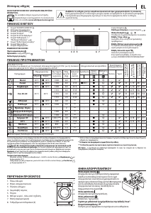 Εγχειρίδιο Whirlpool FFB 8258 WV EE Πλυντήριο