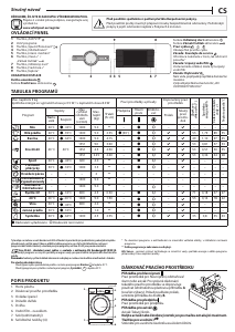 Manuál Whirlpool FFB 9458 WV EE Pračka