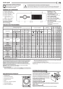 Mode d’emploi Whirlpool FFBBE 7458 BV F Lave-linge